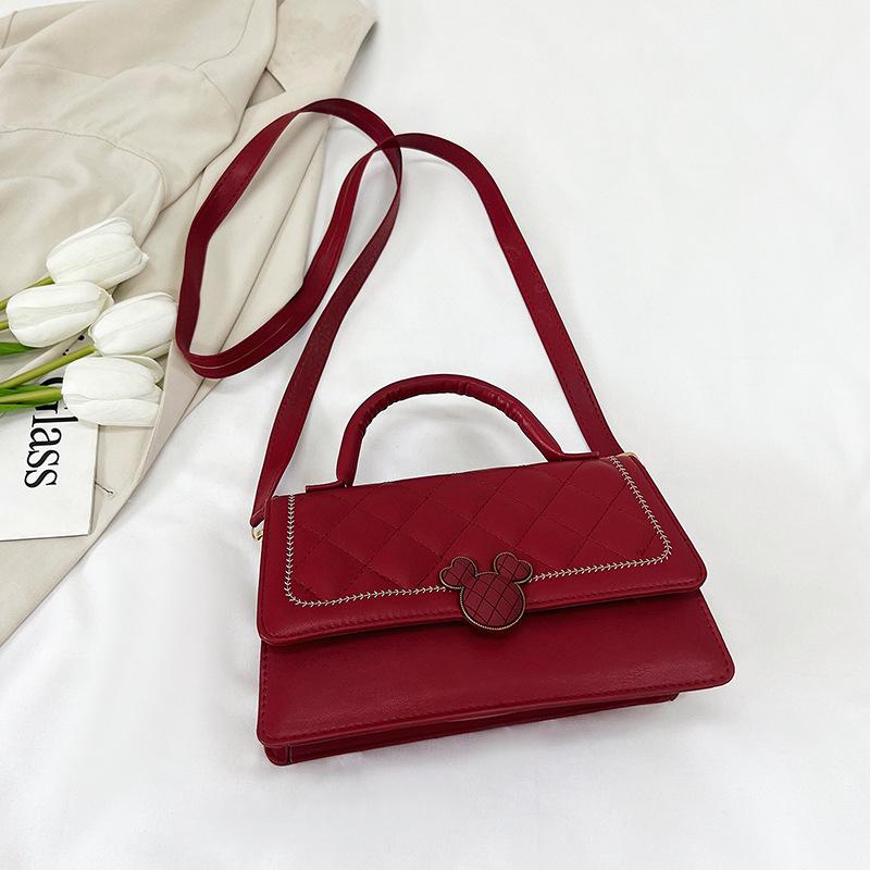 Портативная летняя новая простая женская сумка Niche Design с ярким внешним видом и модной небольшой квадратной сумкой через плечо