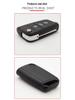 Compatible Shell for Volkswagen T-Roc, Tiguan, Lavida Plus, Skoda Folding Remote Key HU162T (3-Button)