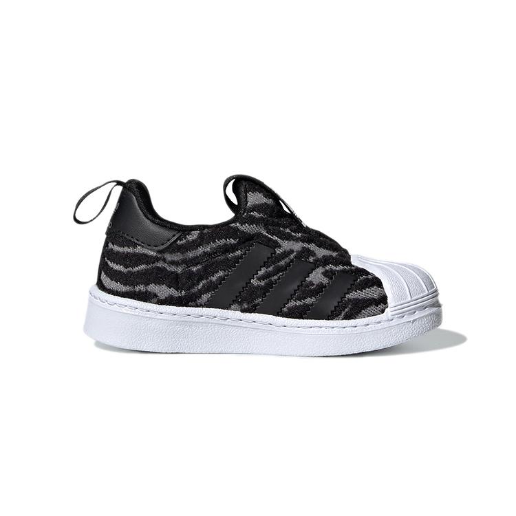 adidas Originals 360 I Нескользящие Низкие Скейтбордические Кроссовки Черно-Серые Для Младенцев И Малышей EE6277