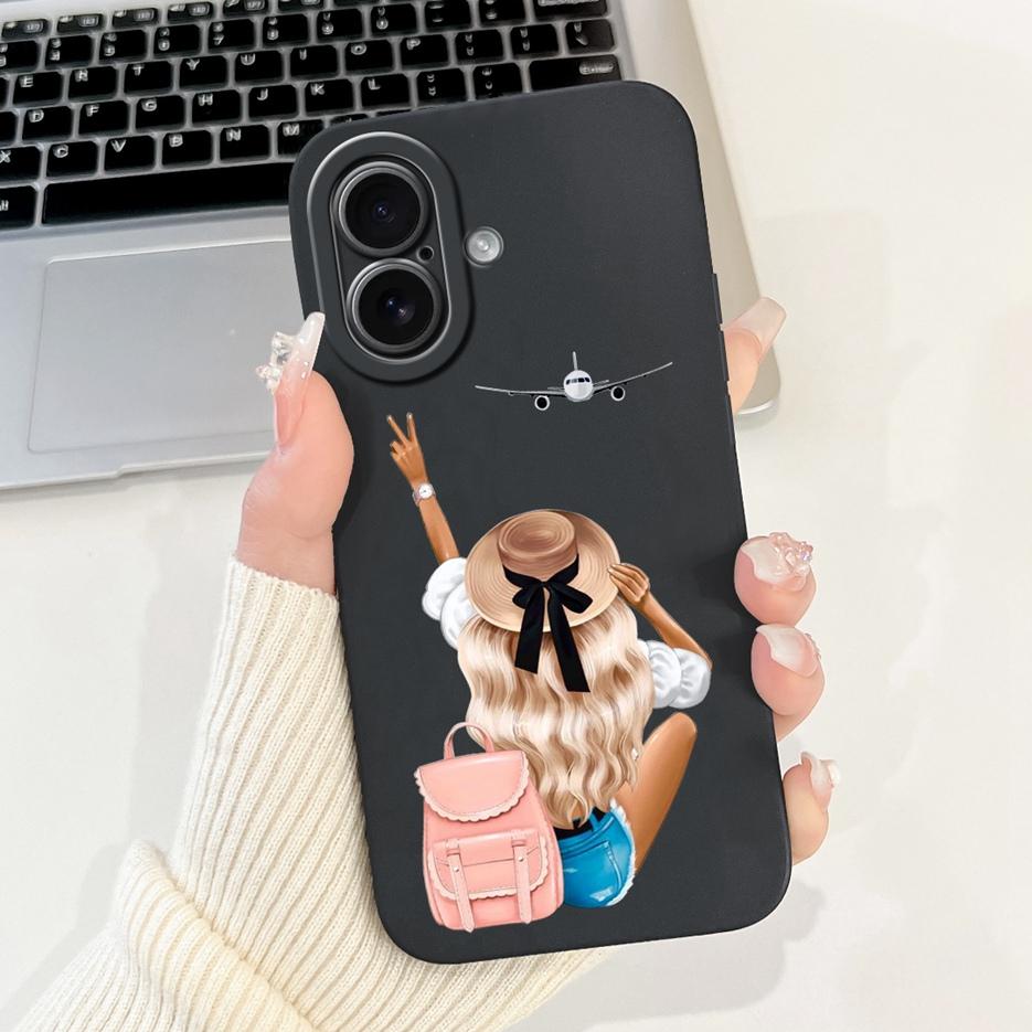 Чехол для Apple iPhone 17 Pro Max 2025 Новый Модный Мультяшный Чехол Мягкий Силиконовый Чехол для Телефона Для iPhone 17 Air iPhone17 Pro Max Сумки