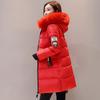 Woman's Fashion Winter Jacket Fur Collar Hooded Cotton Coat Ladies Warm A Word Cloak Type Jacket