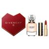 L'Interdit Perfume 35ml + Leather Lipstick #331 3.4g Gift Set,Red Croc‑Texture Heart Luxury Gift Box For Wome