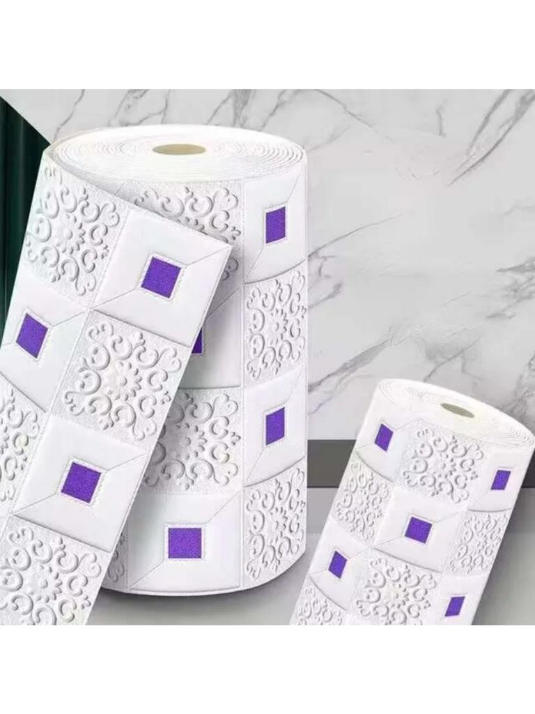 70cm*2m 3D Stereo Wall Stickers Self-adhesive Ceiling Decorative Stickers Living Room Bedroom TV Background Waterproof Wallpaper