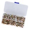 100PCS Threaded Inserts M3‑M8 Portable Galvanized Carbon Steel High Strength Rivet Nuts Assortment100PCS