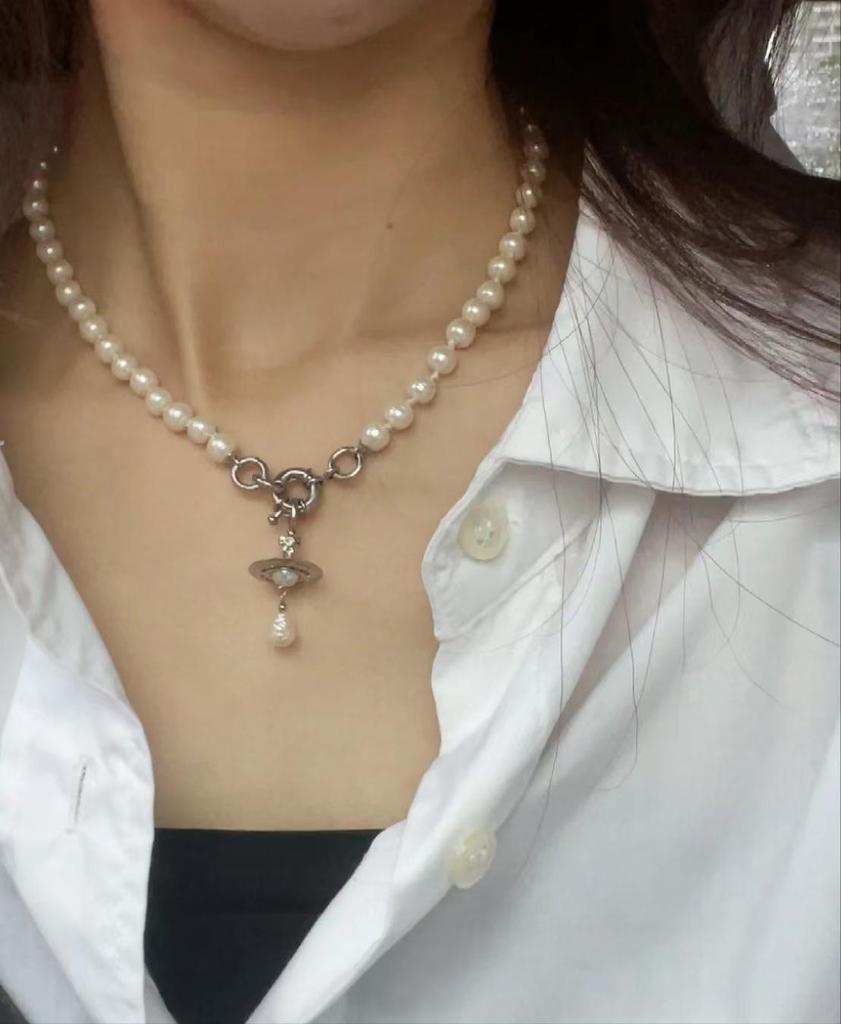 Ожерелье из барочного жемчуга в форме капли для вдовствующей императрицы