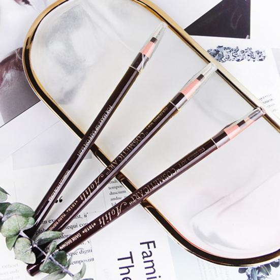 6 шт. Карандаш для бровей с отрывным грифелем на шнурке, Водостойкий, Устойчивый к поту, Натуральный, Стойкий, Не размазывающийся, Женский карандаш для бровей для микроблейдинга