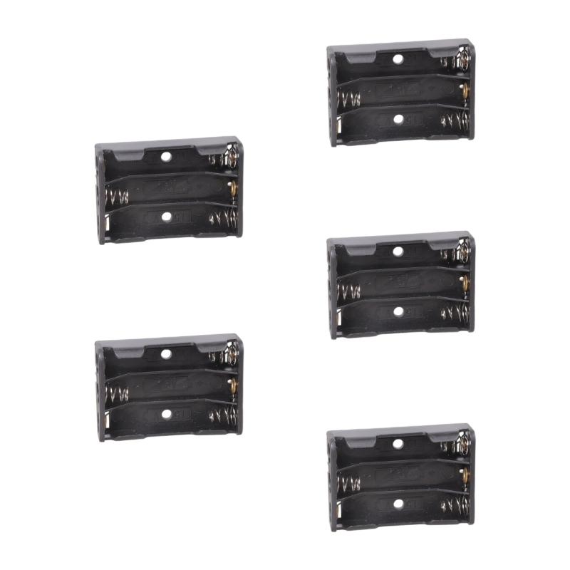 3A Battery Holder With Solderable Terminals Pin Plastic Case For Circuit Board Projects