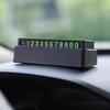 Car Parking Number Plate with Creative Hidden Holder, Interior Decoration Phone Number Accessory