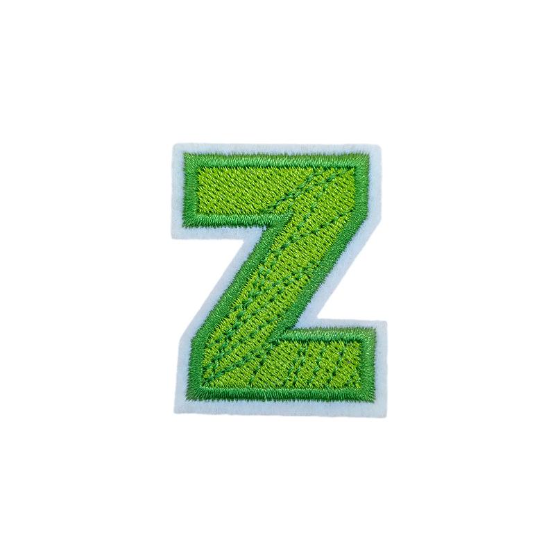 26 шт. цветных термоклеевых нашивок с буквами, вышитых патчей AZ, аппликация на одежду, платья, шляпы, носки, джинсы, аксессуары для самостоятельного изготовления