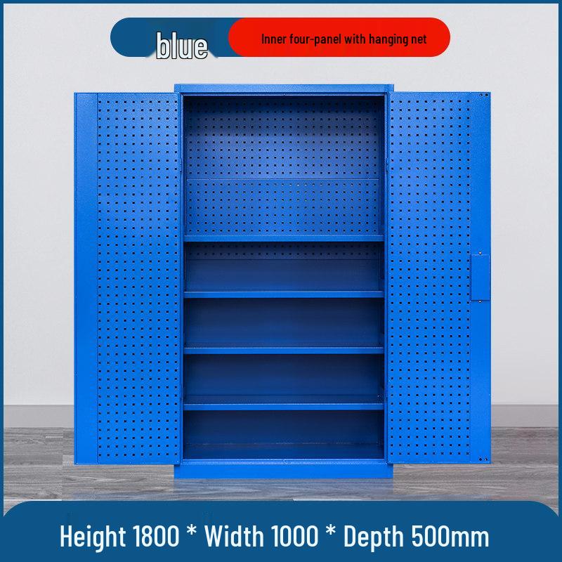 Heavy-Duty Double Door Tool Storage Cabinet for Auto Repair Shop