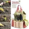 Gardening tools, 10 piece set, gardening tool kit, with bag and gloves, men's and women's gardening tool gifts