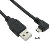 Кабель USB Micro USB Male to USB Male, с углом наклона 90 градусов вверх и вниз, с разъемом для передачи данных и зарядки, 25 см и 50 см