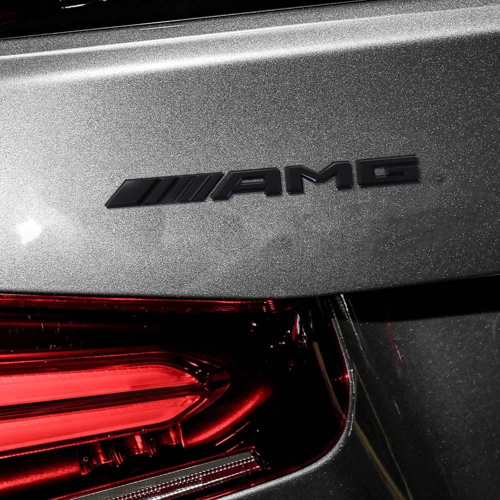 3D ABS Наклейка-декорация Значок AMG на задний багажник автомобиля Для Mercedes Benz AMG W206 W204 W205 W212 W213 W221 W222 W223 W251 W464 W108