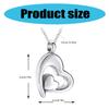 Heart Pendant Necklace for Ashes Heart Charm Necklace Wedding Necklace Bride Wedding Jewelry for Girl Birthday