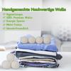 8pcs 8cm Wool Dryer Balls Natural Fabric Softener Reusable Antistatic  Softener Laundry Ball Home Washing Machine Accessories
