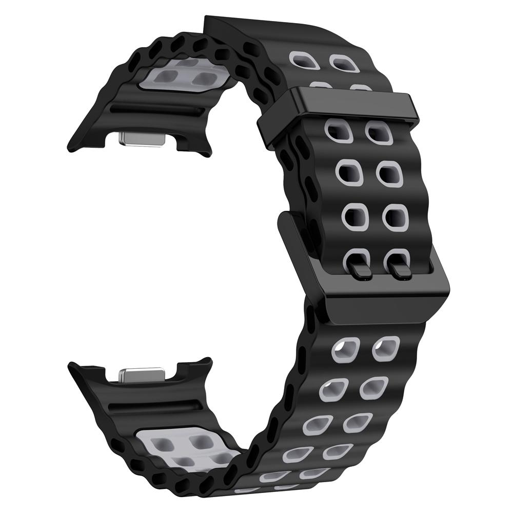 Two-Tone Silicone Strap For Samsung Galaxy Watch 8 Classic 46mm Replacement Watchband For Samsung Watch 8 Classic 44mm 40mm