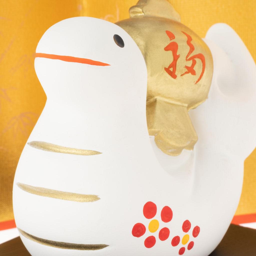 Seto Togeisha 2025 Zodiac Figurine Compact Snake Snake New Year Decoration Good Luck Fukutsuchimi Shohogama 110