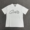 Cor Basic Series Short Sleeve T-Shirt Phantom Letter Print Couple Style Loose Fit Tee