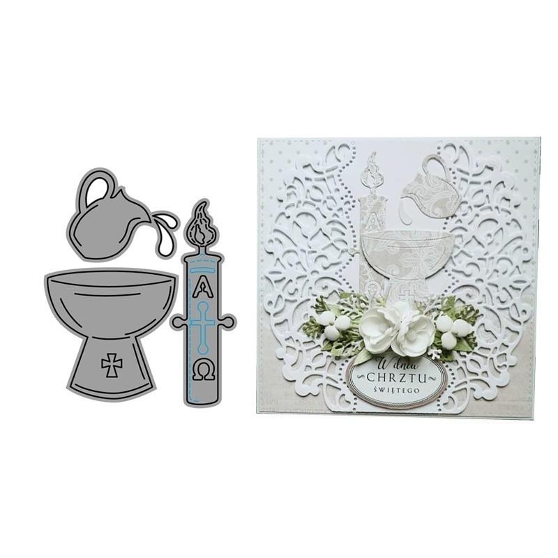 Washbasin Kettle Metal Cutting Dies Stencil for DIY Scrapbooking Photo Album Embossing Paper Cards Crafts Diecuts