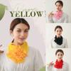 Fashion Solid Color Scarf Chiffon Bib Variety Scarf For Women
