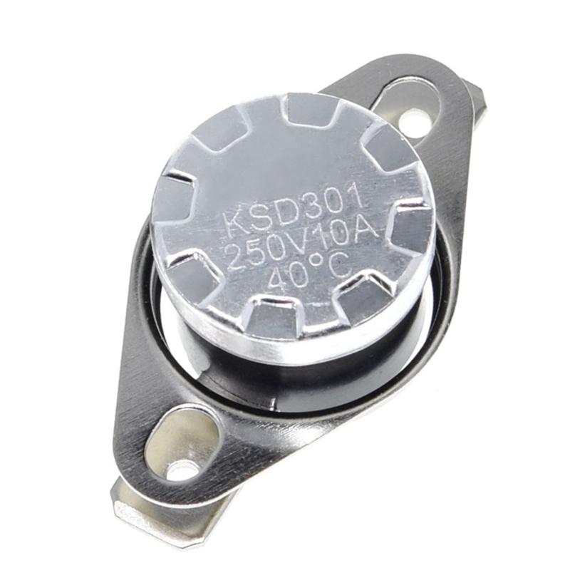 3 шт. 40/70/85/125℃ Термостат KSD301 250V 10A Нормально Замкнутый Нормально Разомкнутый Переключатель Температуры Терморегулирование Обслуживание