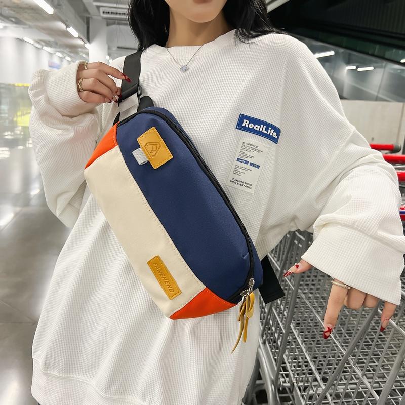 Дорожная сумка для пары контрастного цвета, поясная сумка, маленькая квадратная сумка через плечо