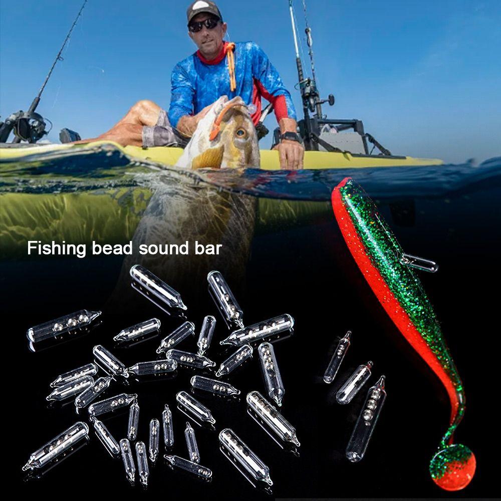 Baits Tools Fishing Bead Sound Bar Attract Fish Tie Tying Sound Bar Soft Fishing Lure