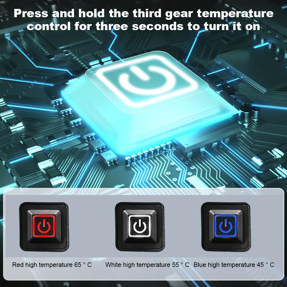 1 Комплект DIY 5V USB Электрический Нагревательный Элемент для Куртки 3 Режима Температуры Теплые Зимние Нагревательные Вставки для Жилета Для Уличной Одежды с Подогревом
