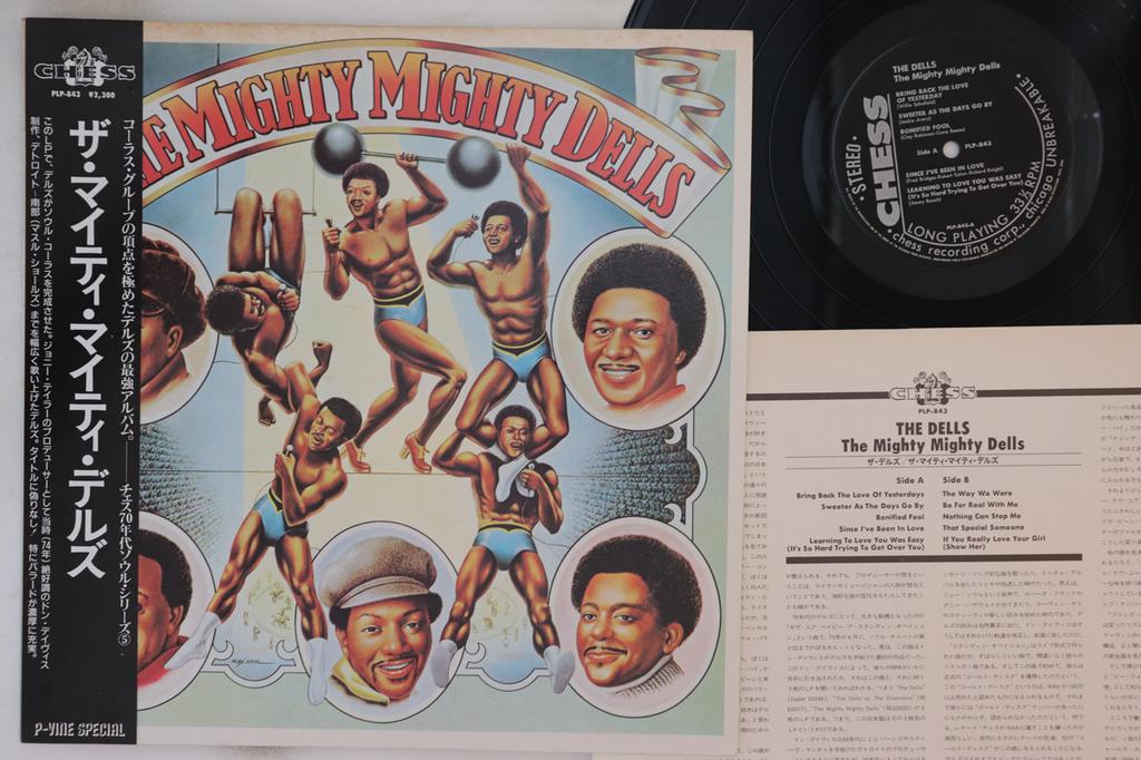 Виниловая пластинка DELLS Mighty Mighty Dells PLP843 CHESS 1985 Япония Obi SoulFunk Б/у