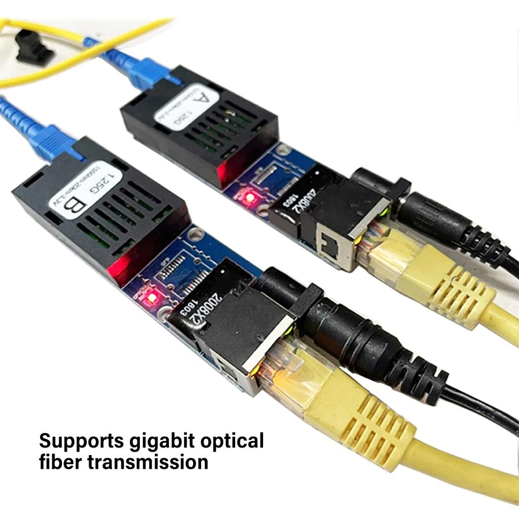 1 пара Rj45 трансивер 3KM fibra коммутатор Gigabit SC Ethernet Fiber коммутатор 1000M A/B мини медиаконвертер