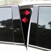 Car Exterior Front Rear Left Right B Pillar Door Window Post Cover Trim Set Fit for Honda Acura TL 2008 2007 2006 2005 2004