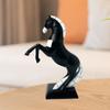 Horse Statue Animal Sculpture Decoration Farmhouse Resin Figurine Fengshui Ornament for Bookshelf