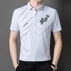 Summer Short Sleeve Shirt Seamless Men T-shirt Quick-Drying Shirt Polo Half Sleeve Business Men's Clothing