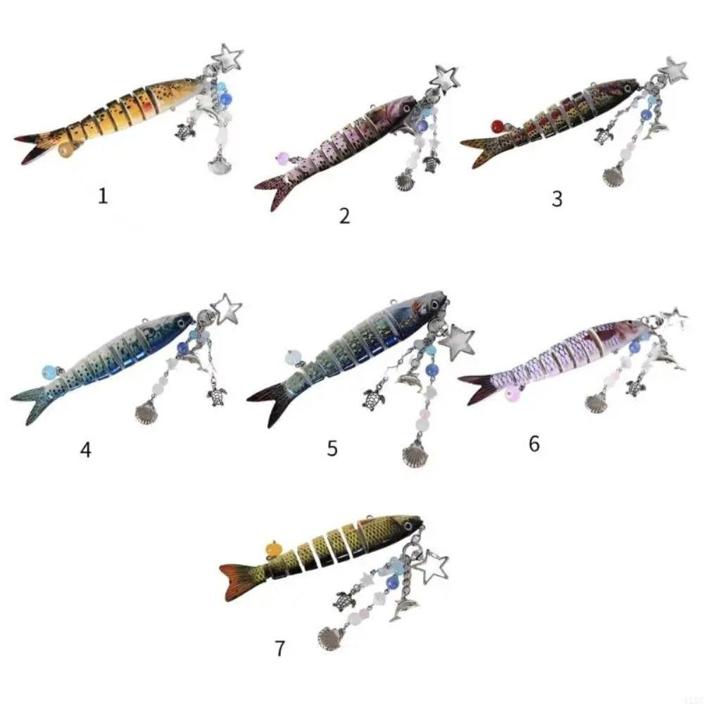 Phone Lanyard Handmade Fish Keychains High-precision Fish Bait Lanyard Jewelry Gift