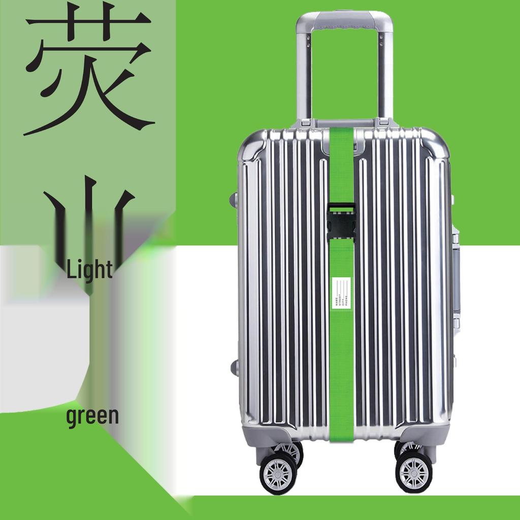 Однословный ремень для багажа с пряжкой: Надежный упаковочный ремень с фиксацией для чемоданов и тележек для трансграничных путешествий