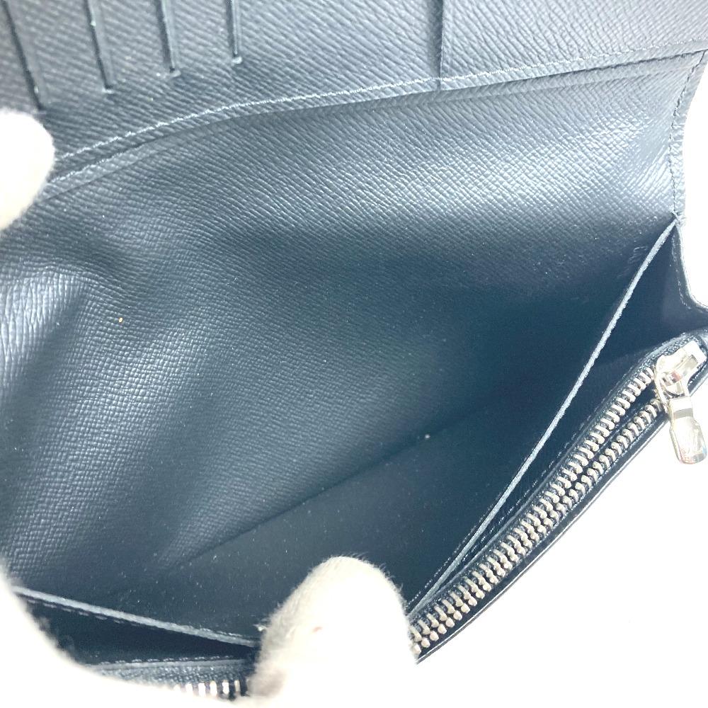 Louis Vuitton M60622 Epi Portefeuille Brazza bifold Long Wallet Noir Black