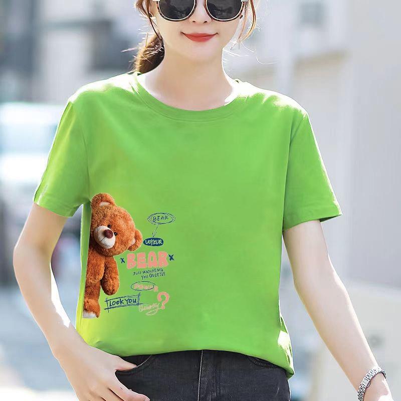 Женская футболка с коротким рукавом женская летняя новая белая футболка женская