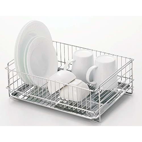 PEARL METAL Stainless Steel Draining Basket, At Aqua, HB-3936, Silver, Standard