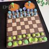 1 набор магнитных лесных грибов, шахматная игра с рулоном, доска для шахмат для детей и взрослых, портативная образовательная дорожная настольная игра-шашка