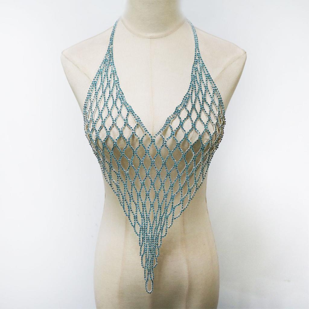 Sexy Breast Chain, Fashionable Hollow Rhinestone Body Chain, Sexy Nightclub Party Wear European And American Products