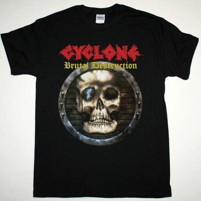 Циклон Brutal Destruction 1986 Новая Черная Футболка