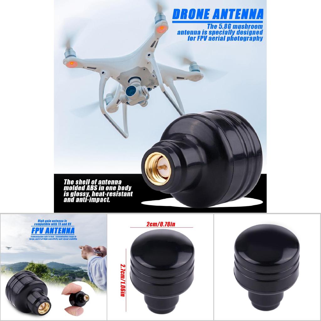 5.8G 5dBi RHCP High Gain FPV Quadcopter Mushroom Antenna Drone Accessories (Внутренняя игла)