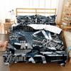 Hippie Graffiti Duvet Cover Set King Queen Size For Kids Boys Youth Polyester Comforter Cover Modern Street Art Bedspread Cover