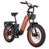 Cyrusher Kommoda 2.0 Electric Bike 250W Peak Motor 48V 20AH Full Suspension Electric Bicycle Dual Disc Brake 20-In Tire E-bike