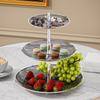 3-х уровневая подставка для кексов, держатель для торта, центральная часть, многофункциональный многоуровневый сервировочный поднос, тарелка с фруктами для