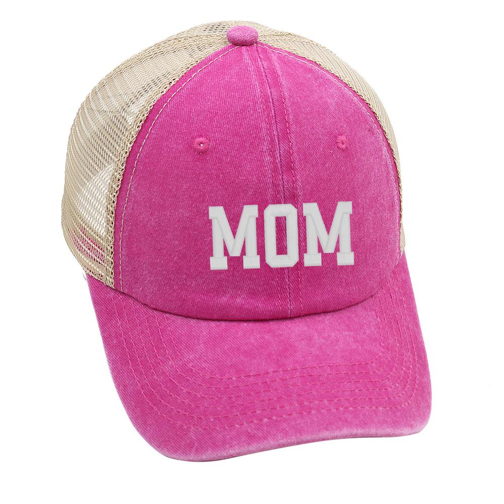 Fashion Visors DAD MOM Baseball Hats Adjustable Hip-hop Washed Distressed Faded Cap Embroidery Baseball Caps Man Women