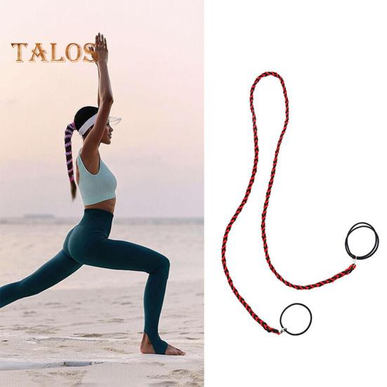 4 шт. женская спиральная резинка для волос, удлиненная, длинная, спортивная, эластичная, с разрывами, резинка для волос, держатель для хвоста