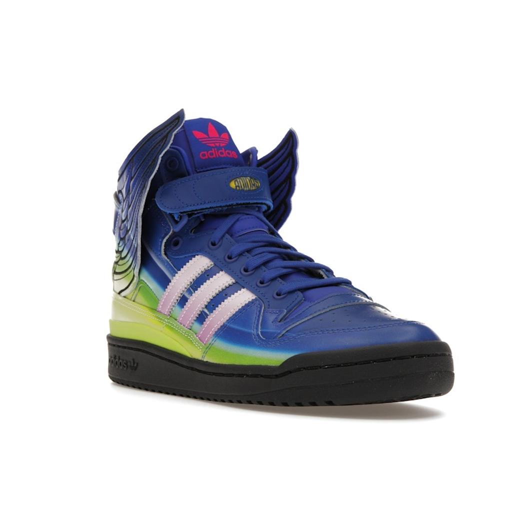 Jeremy Scott X Adidas Forum Wings 4.0 Motorsport Unisex Sneakers Blue Bold-Blue Shock-Pink GY4421
