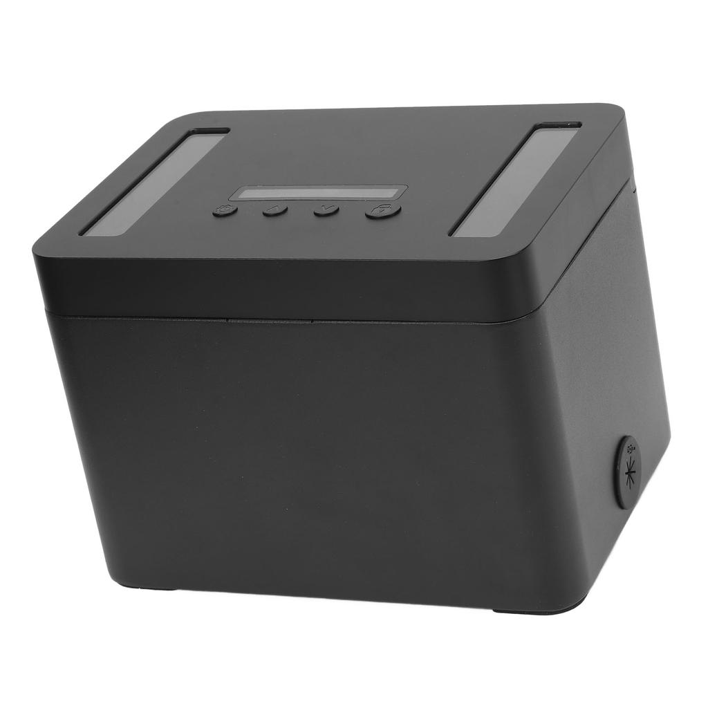 Ящик для хранения телефона с замком и таймером из алюминиевого сплава для изучения управления временем M черный