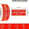Each Measuring 3 by 1 Inch, with Messages Such As 'Handle with Care', 'Fragile', 'Do Not Bend', 'Thank You', And 'Warning'. These Are Permanent Adhesi